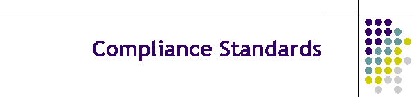 Compliance Standards