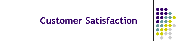 Customer Satisfaction